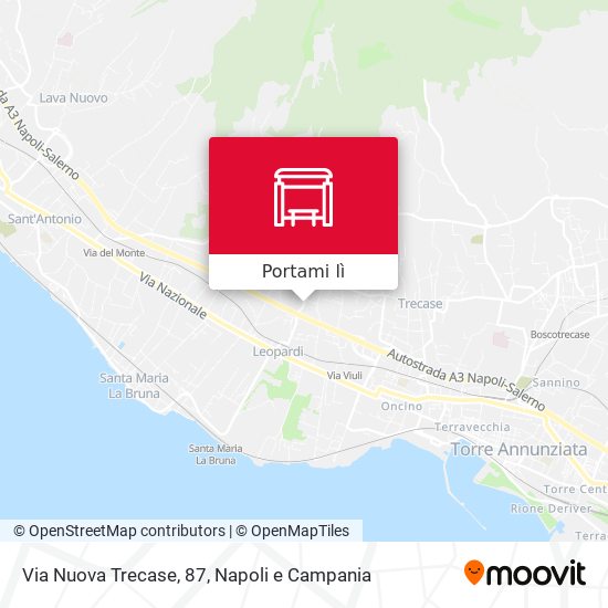 Mappa Via Nuova Trecase, 87