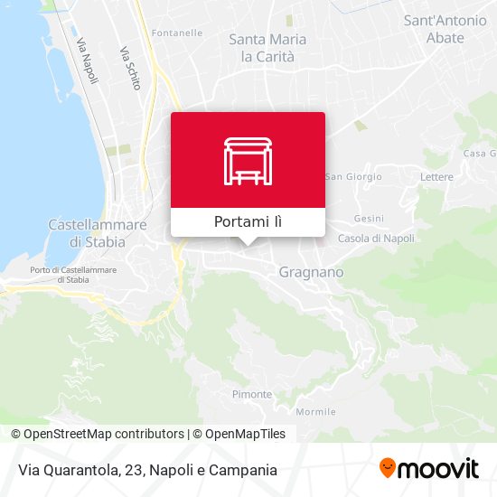 Mappa Via Quarantola, 23