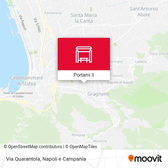 Mappa Via Quarantola