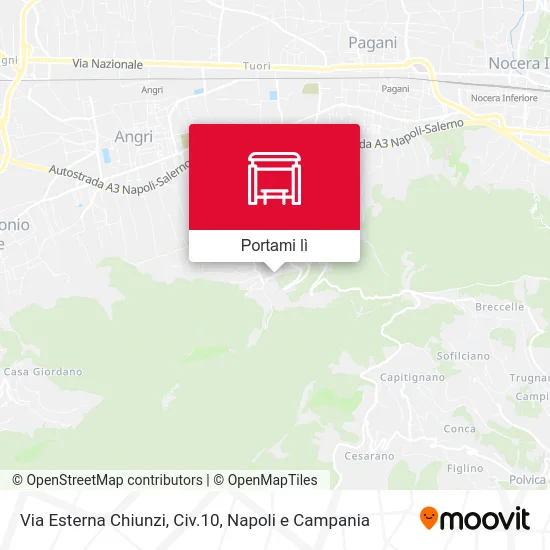 Mappa Via Esterna Chiunzi, Civ.10