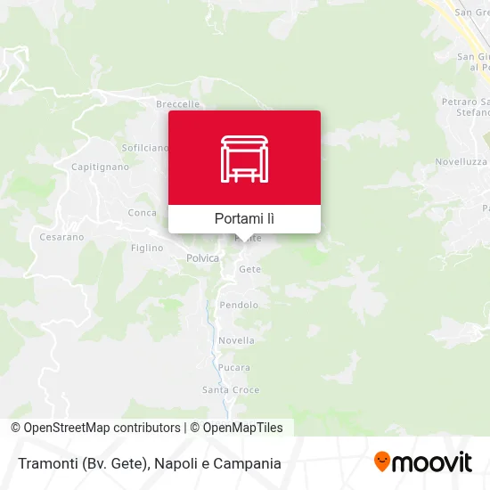 Mappa Tramonti (Bv. Gete)