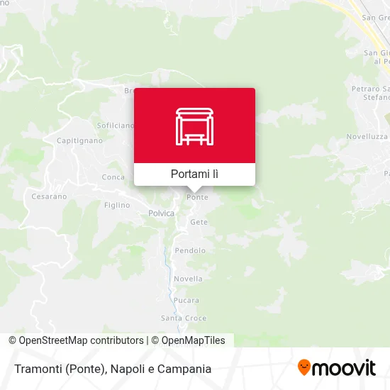 Mappa Tramonti (Ponte)