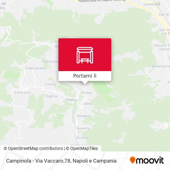 Mappa Campinola - Via Vaccaro,78
