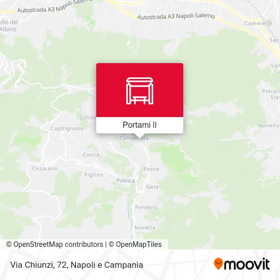 Mappa Via Chiunzi, 72