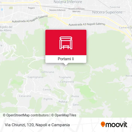 Mappa Via Chiunzi, 120