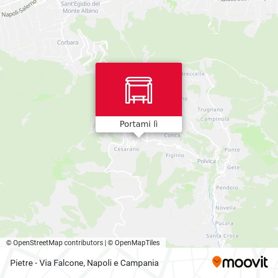 Mappa Pietre - Via Falcone