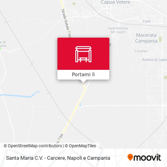 Mappa Santa Maria C.V. - Carcere