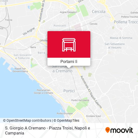 Mappa S. Giorgio A Cremano - Piazza Troisi