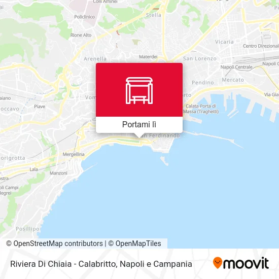 Mappa Riviera Di Chiaia - Calabritto