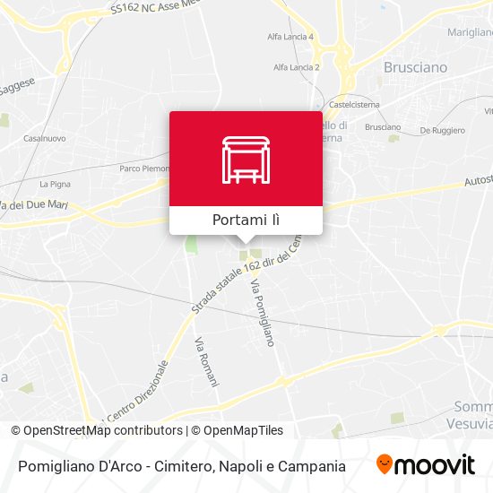 Mappa Pomigliano D'Arco - Cimitero
