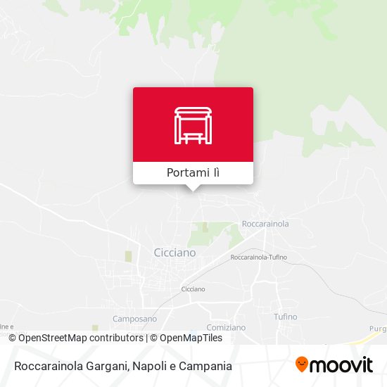 Mappa Roccarainola Gargani