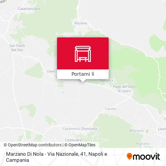 Mappa Marzano Di Nola - Via Nazionale, 41