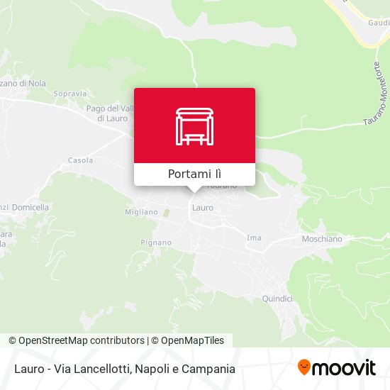 Mappa Lauro - Via Lancellotti