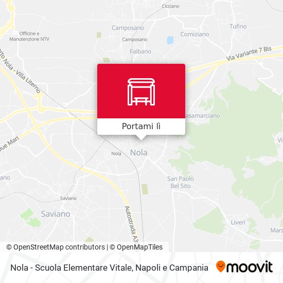 Mappa Nola - Scuola Elementare Vitale