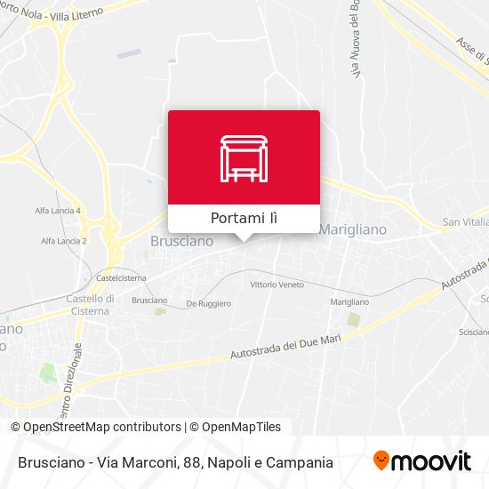 Mappa Brusciano - Via Marconi, 88
