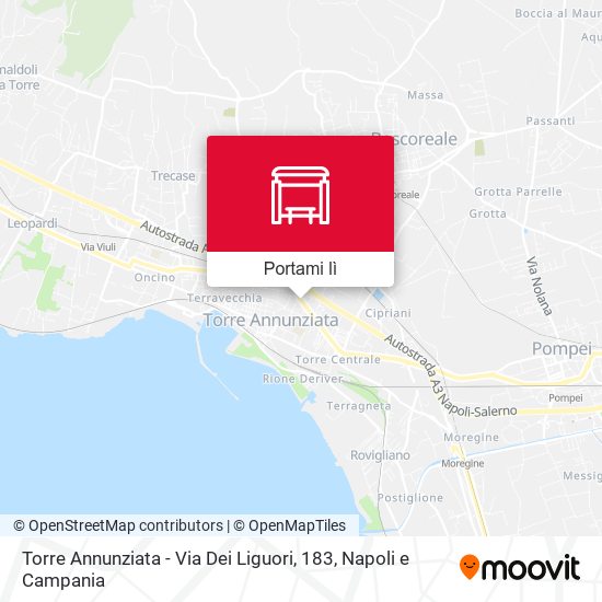Mappa Torre Annunziata - Via Dei Liguori, 183