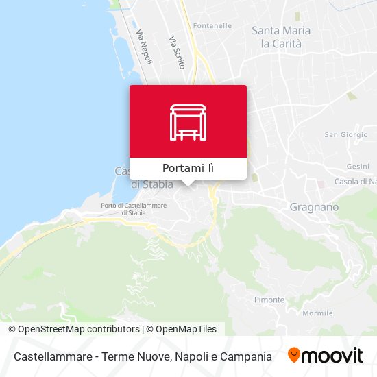 Mappa Castellammare - Terme Nuove