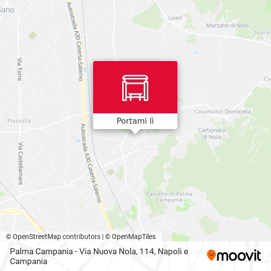 Mappa Palma Campania - Via Nuova Nola, 114