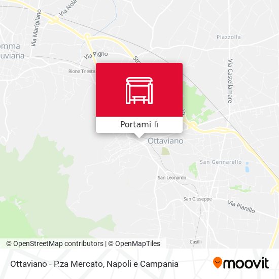 Mappa Ottaviano - P.za Mercato