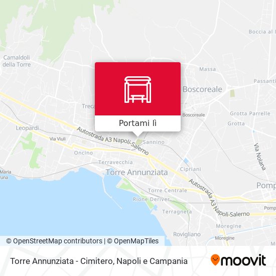 Mappa Torre Annunziata - Cimitero