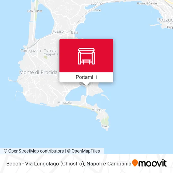 Mappa Bacoli - Via Lungolago (Chiostro)