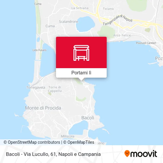 Mappa Bacoli - Via Lucullo, 61