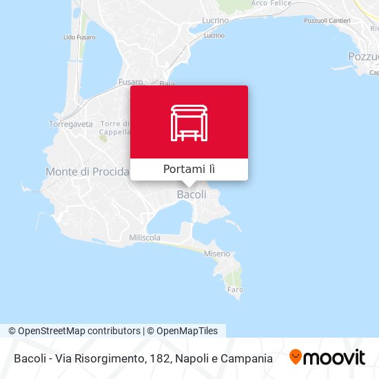 Mappa Bacoli - Via Risorgimento, 182