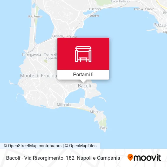 Mappa Bacoli - Via Risorgimento, 182