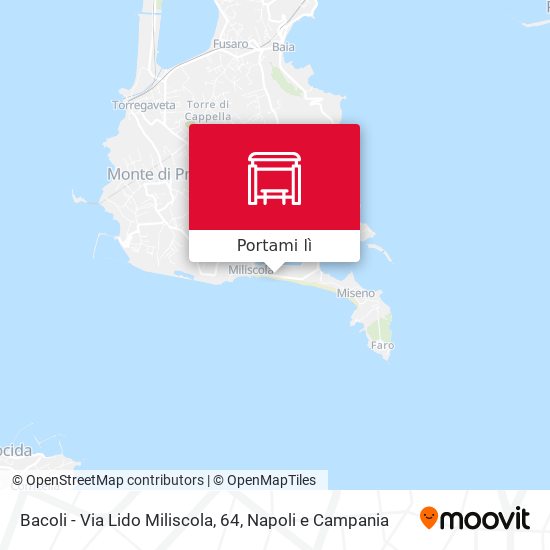 Mappa Bacoli - Via Lido Miliscola, 64
