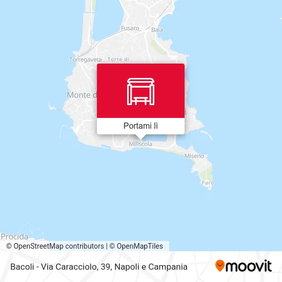 Mappa Bacoli - Via Caracciolo, 39