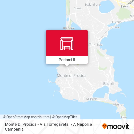 Mappa Monte Di Procida - Via Torregaveta, 77