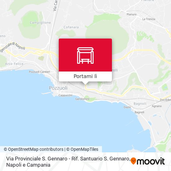 Mappa Via Provinciale S. Gennaro - Rif. Santuario S. Gennaro