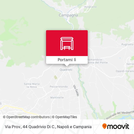 Mappa Via Prov., 44 Quadrivio Di C.