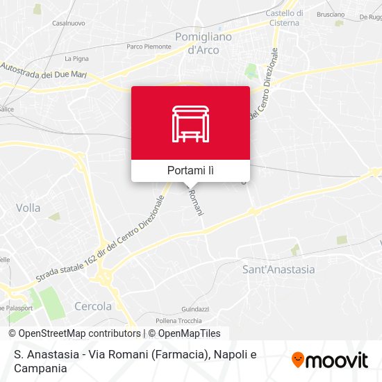 Mappa S. Anastasia - Via Romani (Farmacia)