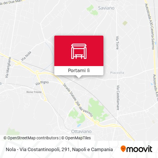 Mappa Nola - Via Costantinopoli, 291