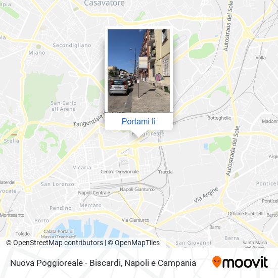 Mappa Nuova Poggioreale - Biscardi