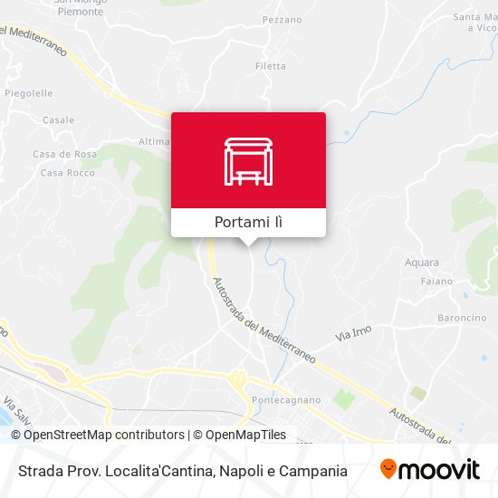 Mappa Strada Prov. Localita'Cantina