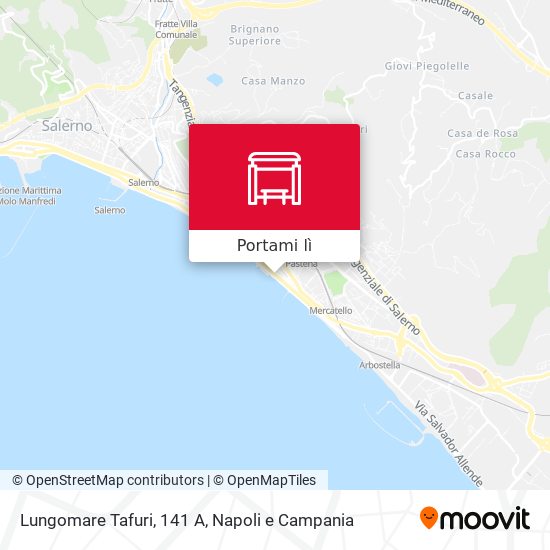 Mappa Lungomare Tafuri,  141 A