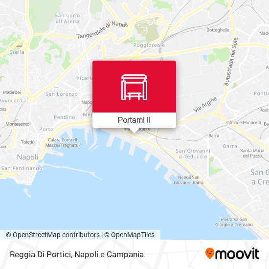 Mappa Reggia Di Portici