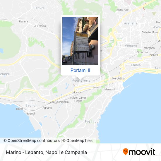 Mappa Marino - Lepanto