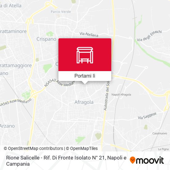 Mappa Rione Salicelle - Rif. Di Fronte Isolato N° 21