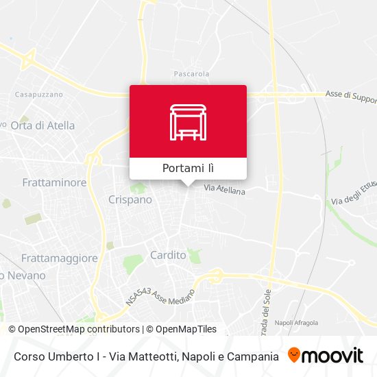 Mappa Corso Umberto I - Via Matteotti
