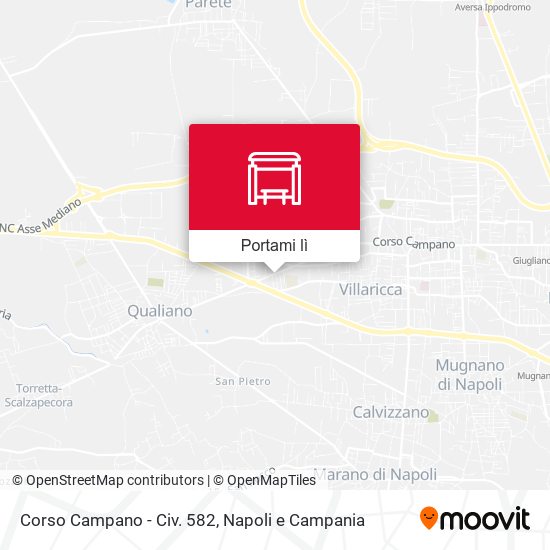 Mappa Corso Campano - Civ. 582