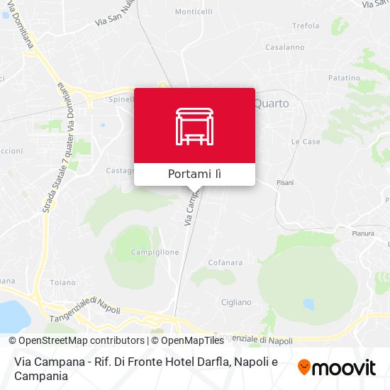 Mappa Via Campana - Rif. Di Fronte Hotel Darfla