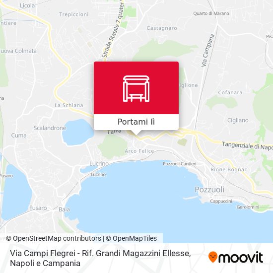 Mappa Via Campi Flegrei - Rif. Grandi Magazzini Ellesse