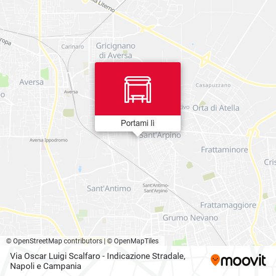 Mappa Via Oscar Luigi Scalfaro - Indicazione Stradale