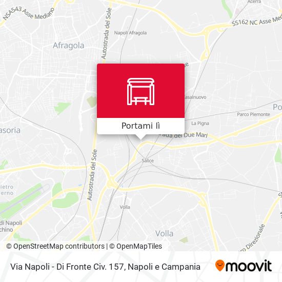 Mappa Via Napoli - Di Fronte Civ. 157