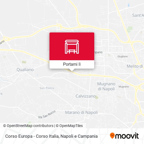 Mappa Corso Europa - Corso Italia