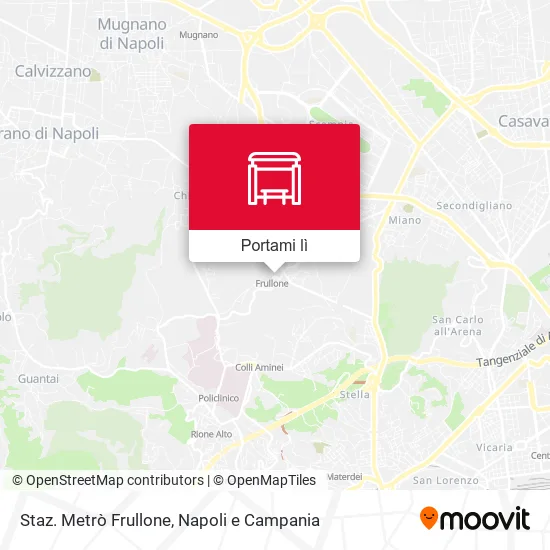 Mappa Staz. Metrò Frullone