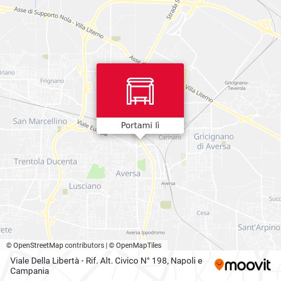 Mappa Viale Della Libertà - Rif. Alt. Civico N° 198